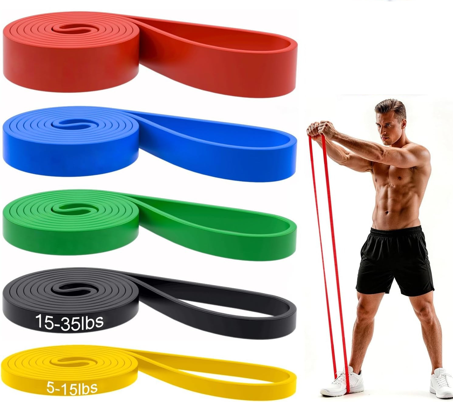 Pull Up Assist Resistance Workout Bands