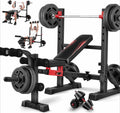 Heavy Duty Foldable Olympic Weight Bench with Rack