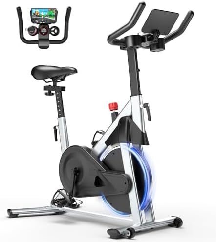 32-Level Magnetic Exercise Bike with App & Belt Drive
