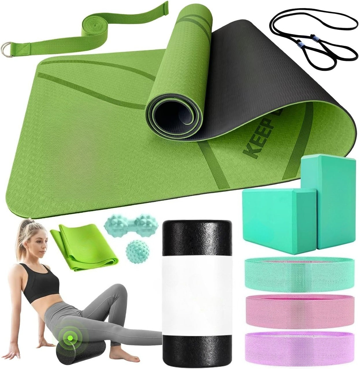 12 in 1 Beginner Yoga Starter Kit