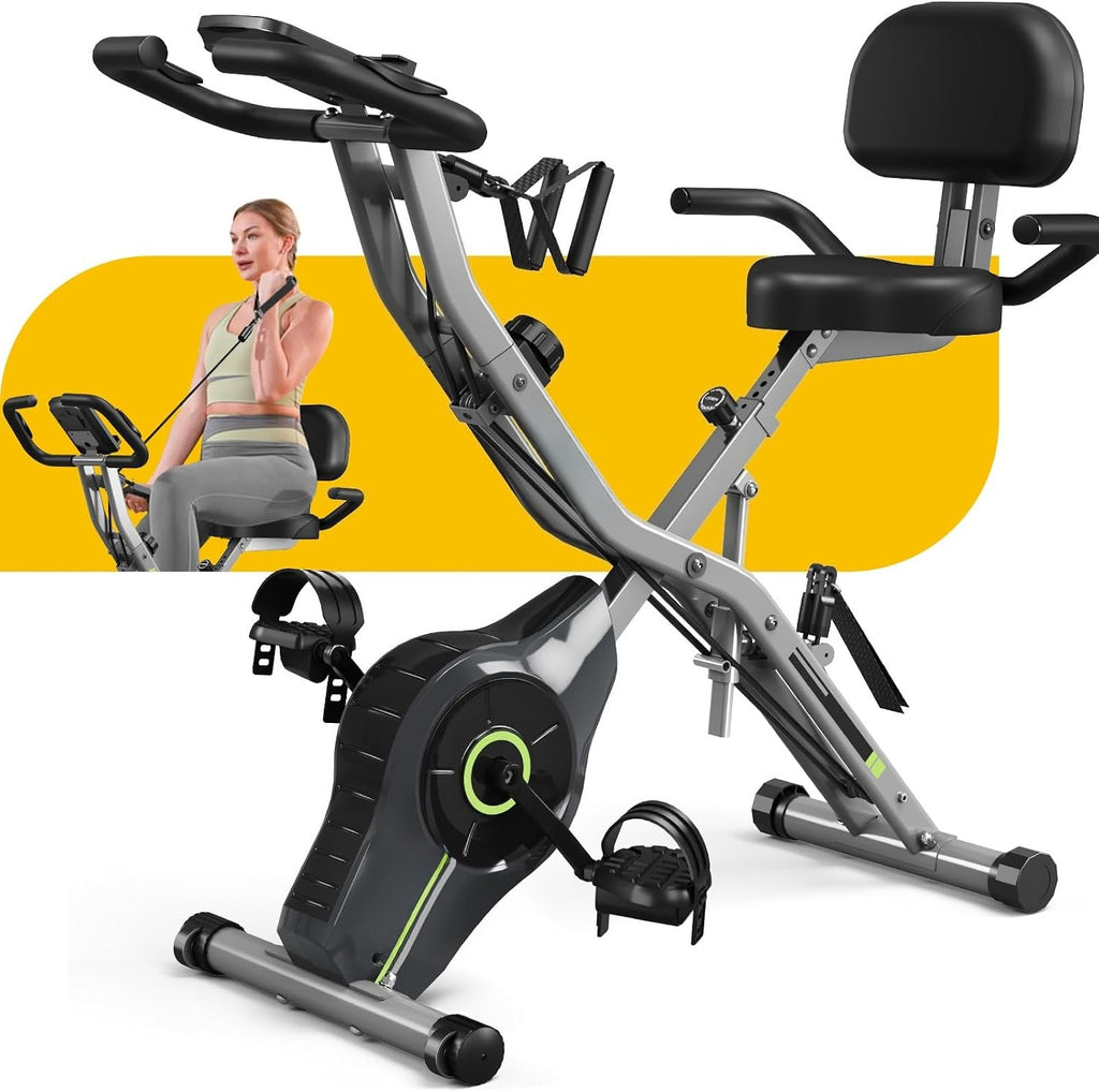 5 in 1 Foldable Magnetic Stationary Exercise Bike