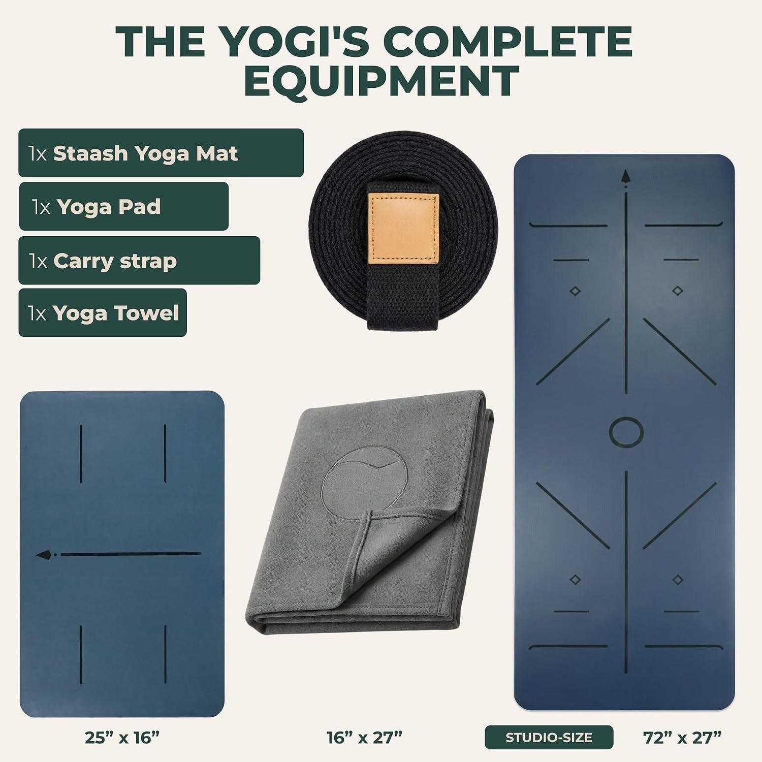 Complete Premium Yoga Accessory Set