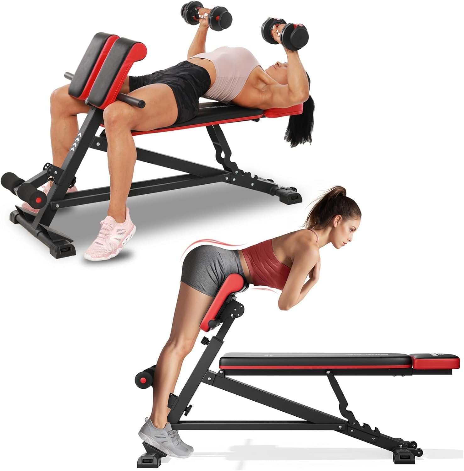 4 in 1 Adjustable Roman Chair Weight Bench
