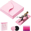 TPE Yoga Mat with Bands & Sliding Discs