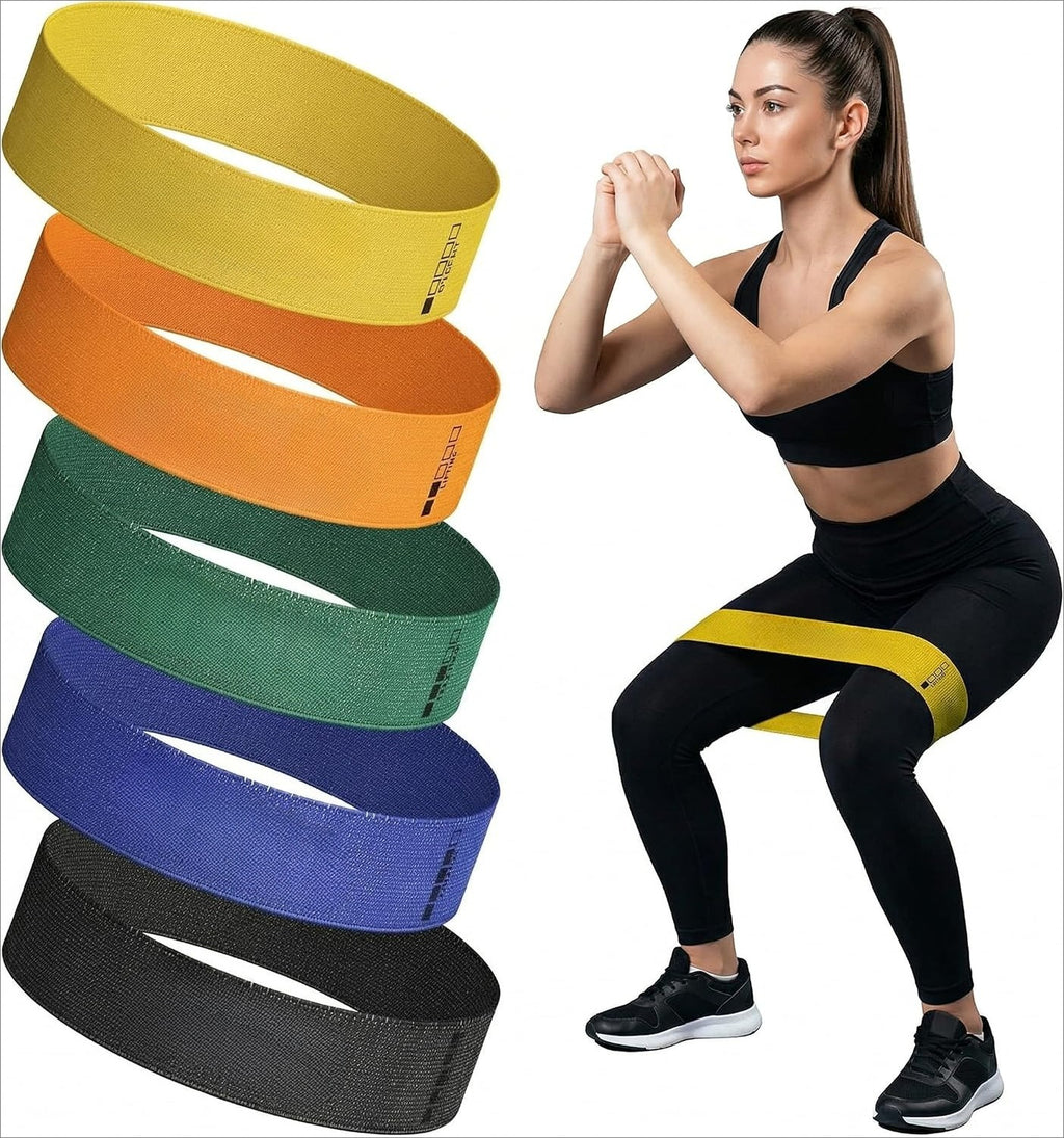 5 Level Fabric Glute Booty Bands Set
