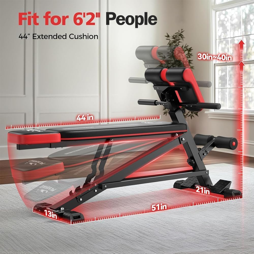 4 in 1 Adjustable Roman Chair Weight Bench