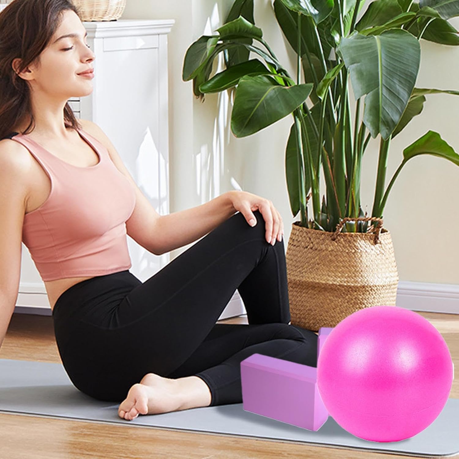 Yoga Mat Fitness Equipment Set