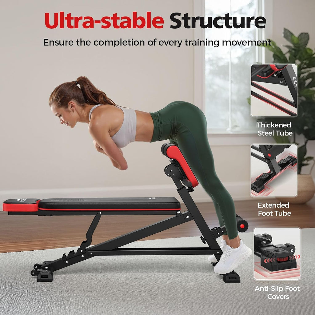 4 in 1 Adjustable Roman Chair Weight Bench