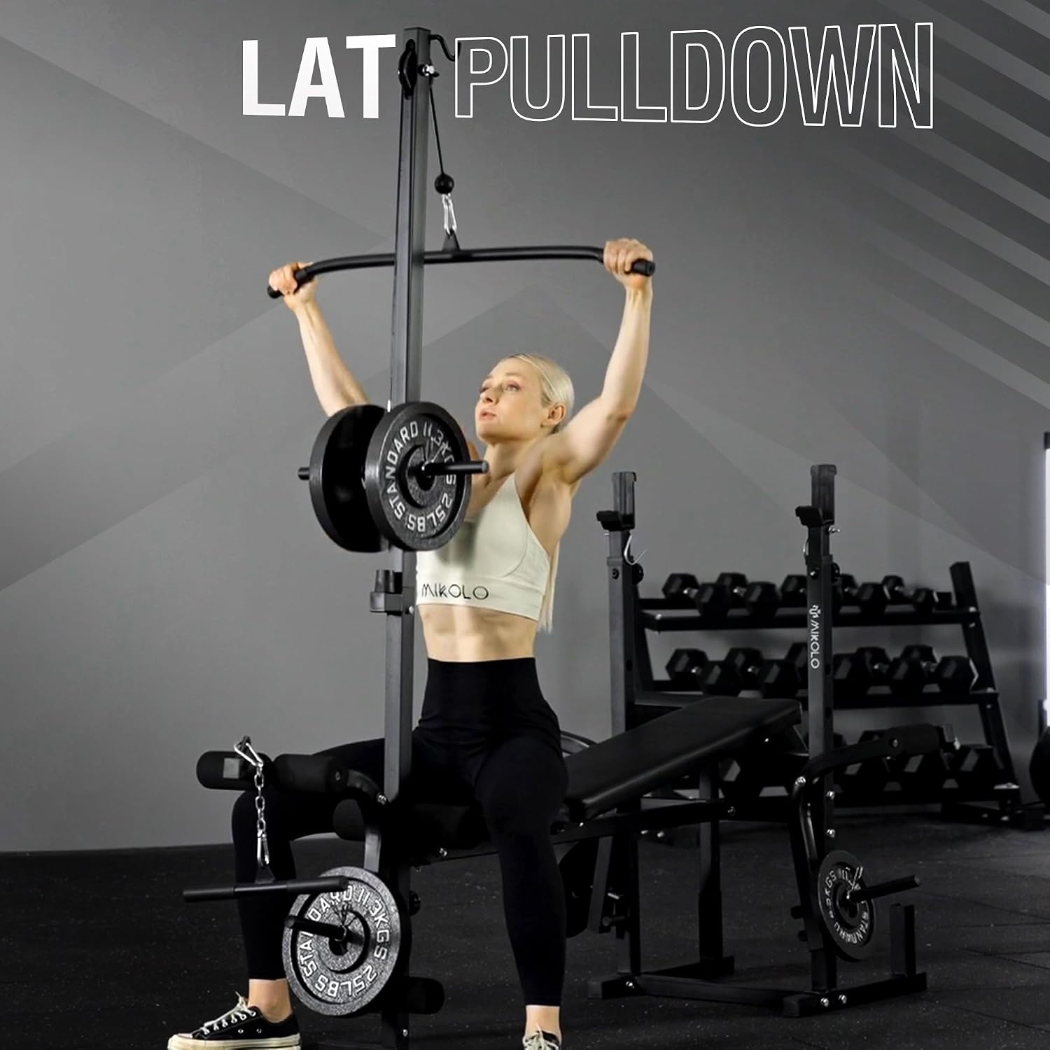 8 in 1 Multi-Function Olympic Weight Bench