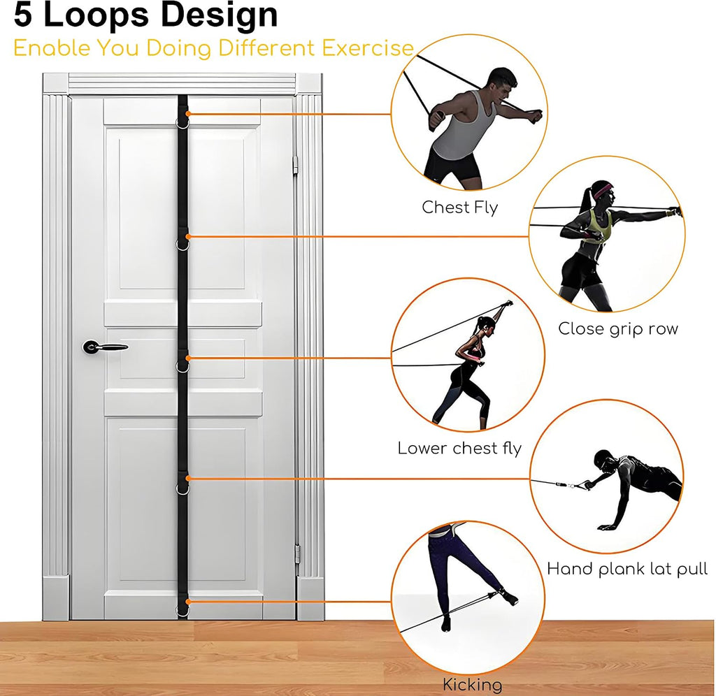 5 Tube Resistance Bands Workout Set