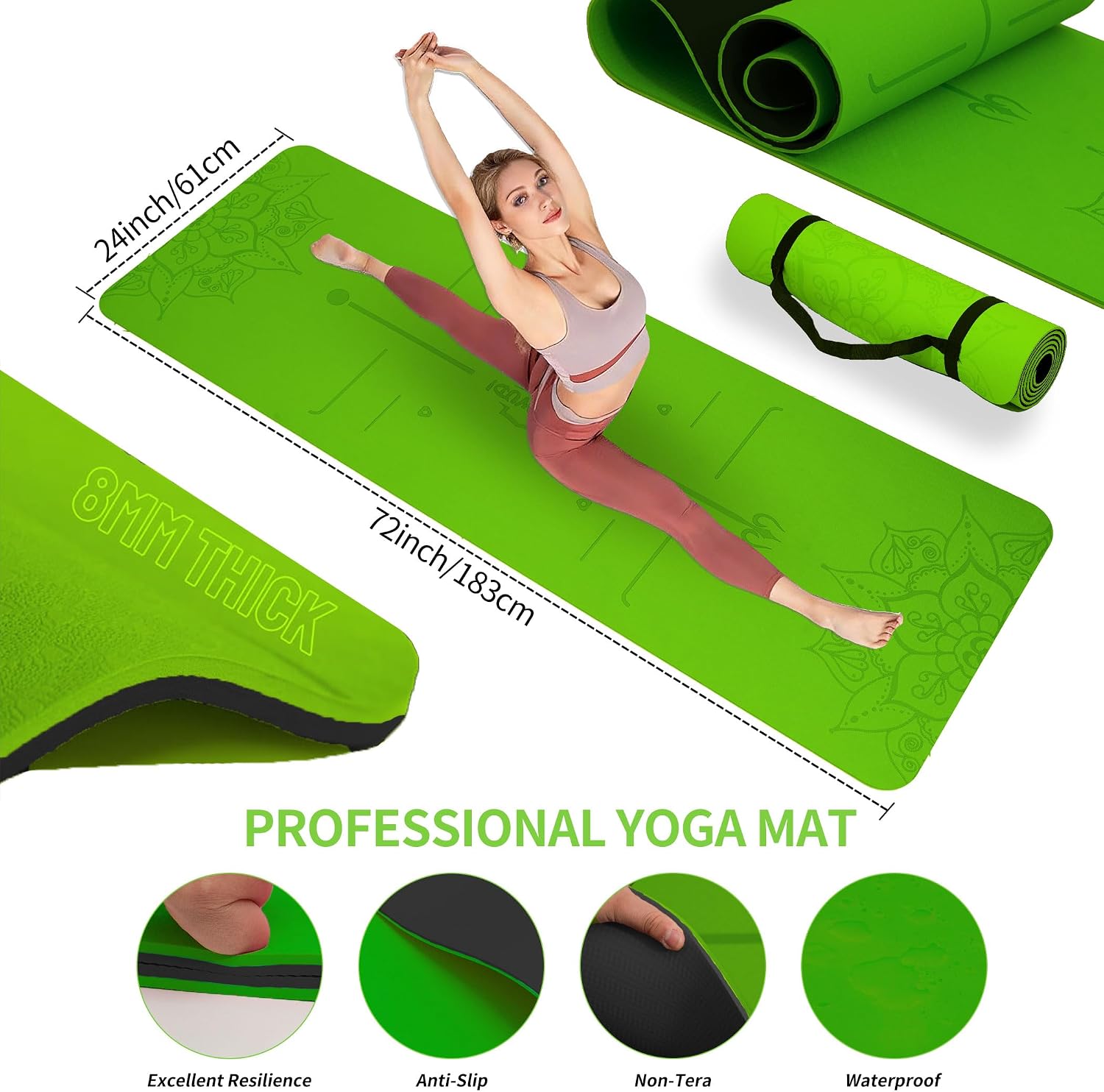 Beginner Yoga Starter Kit with Blocks & Bands