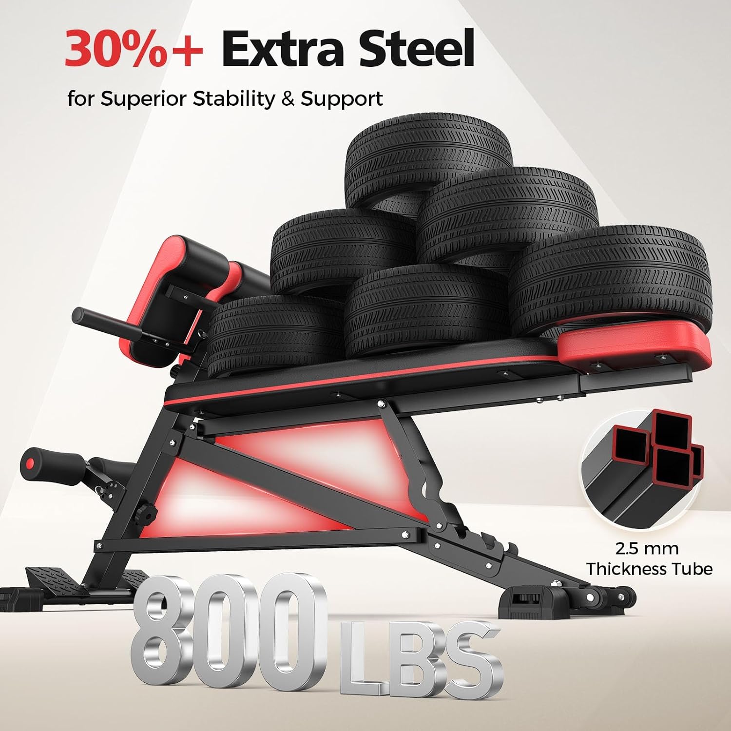 4 in 1 Adjustable Roman Chair Weight Bench