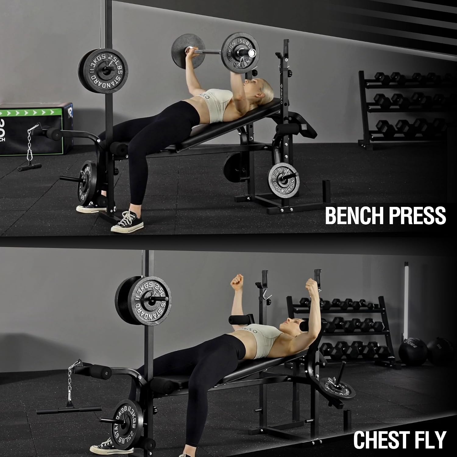 8 in 1 Multi-Function Olympic Weight Bench