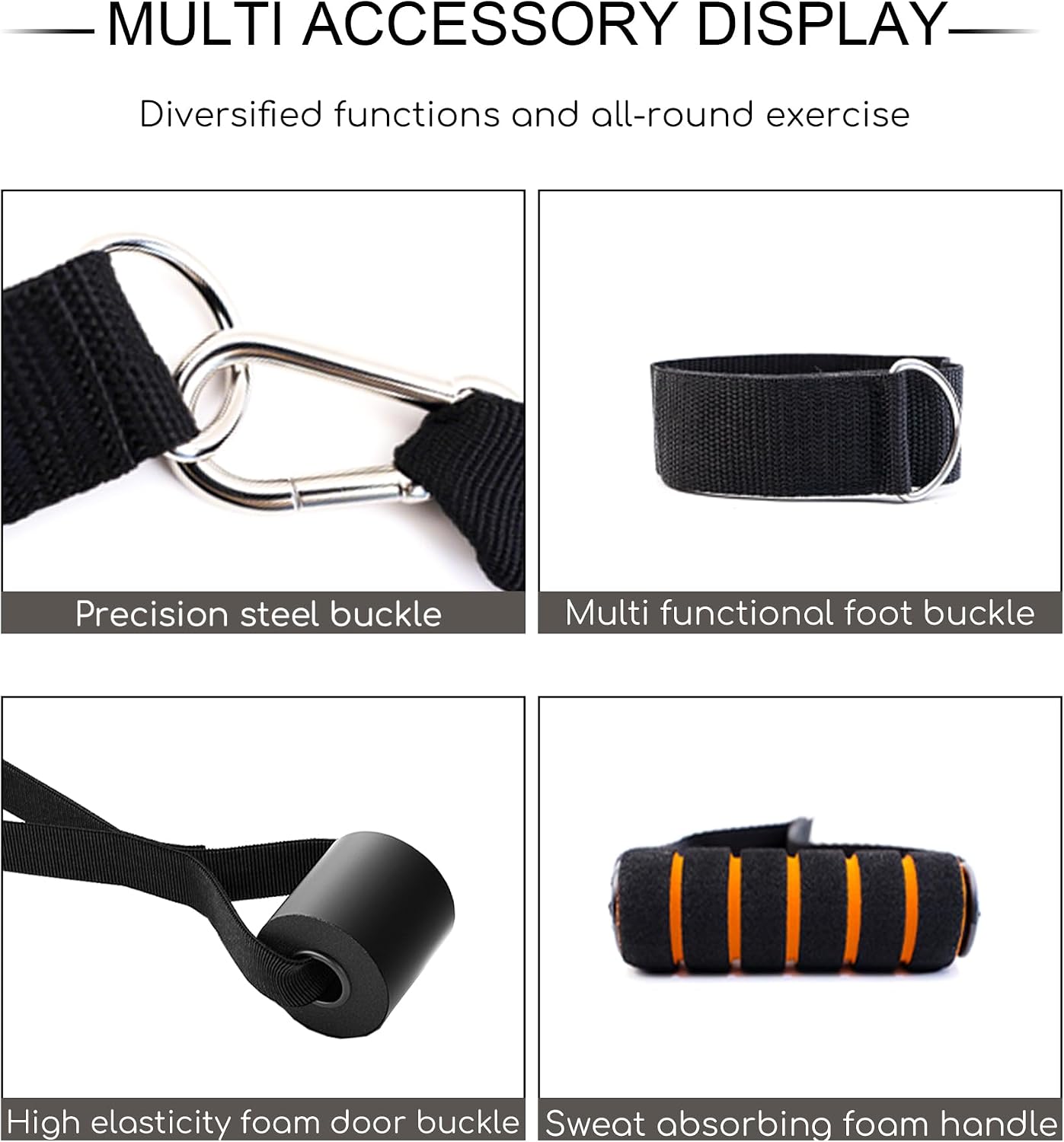 5 Tube Resistance Bands Workout Set