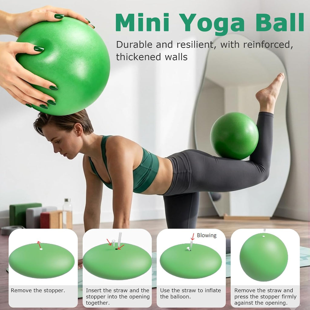 Pilates Yoga Starter Kit with Exercise Stick
