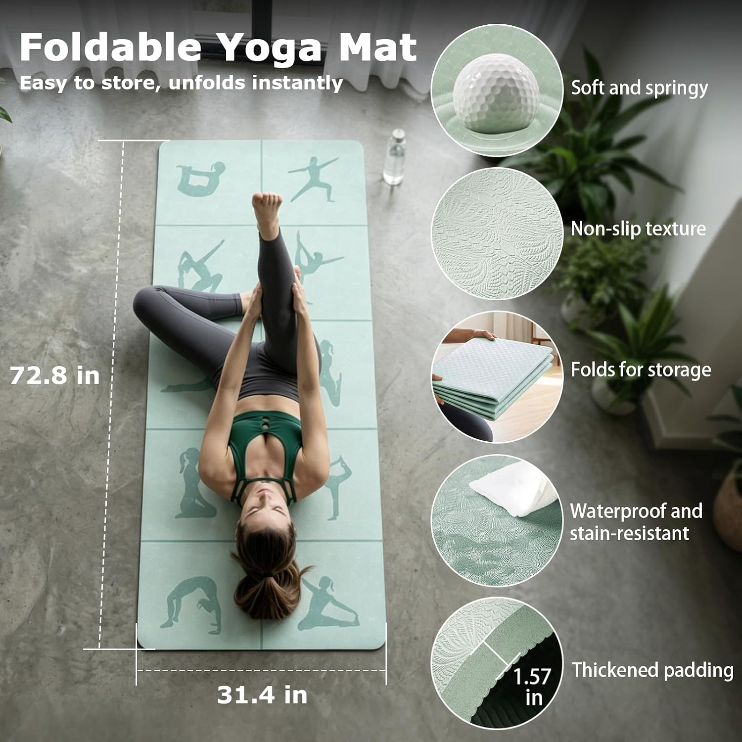 Pilates Yoga Starter Kit with Exercise Stick