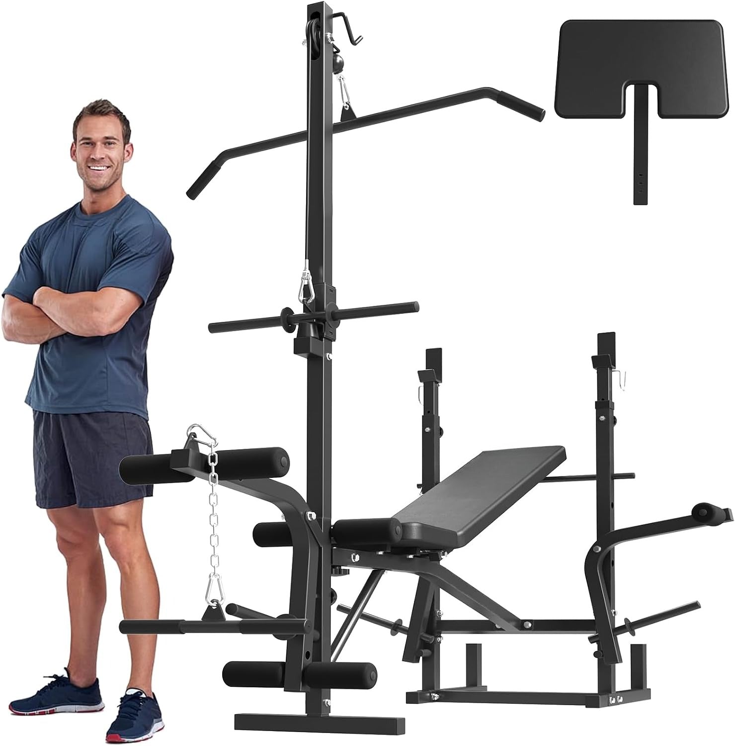 8 in 1 Multi-Function Olympic Weight Bench