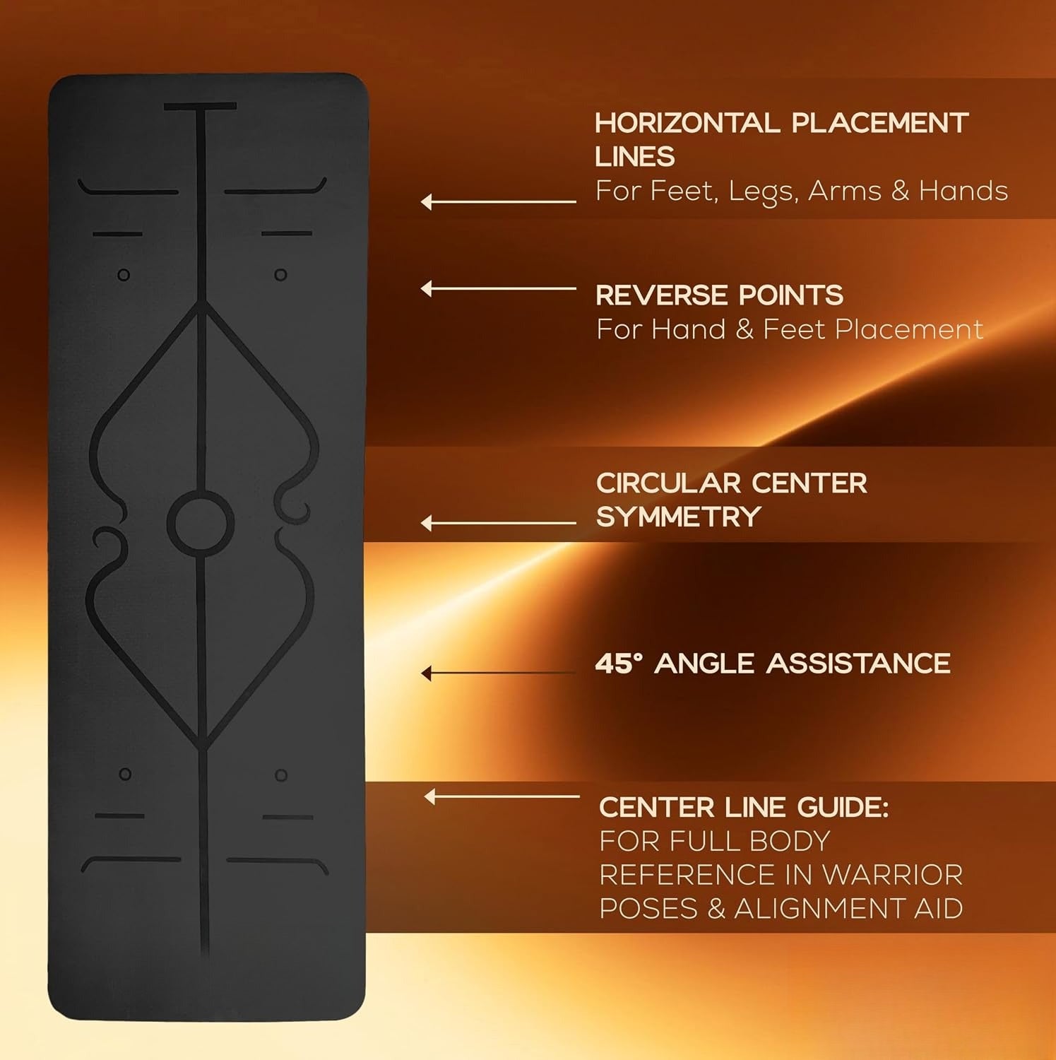 Non-Slip Yoga Mat & Booty Bands Bundle