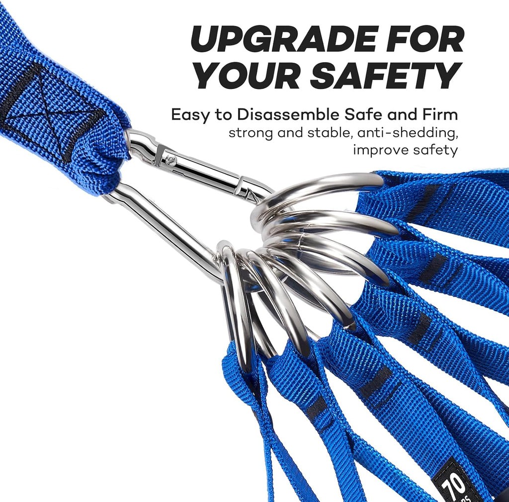 Handled Workout Resistance Bands Set