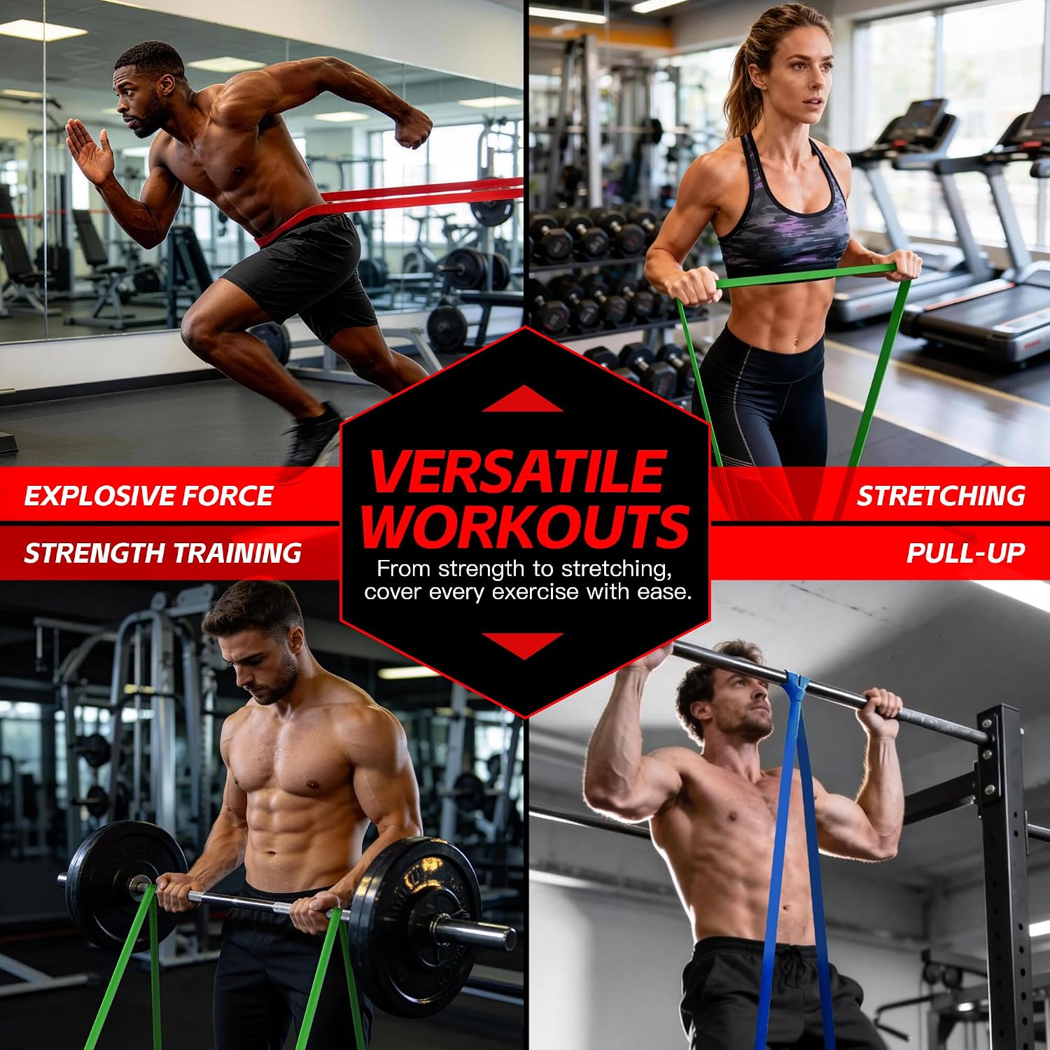 Pull Up Assist Resistance Workout Bands