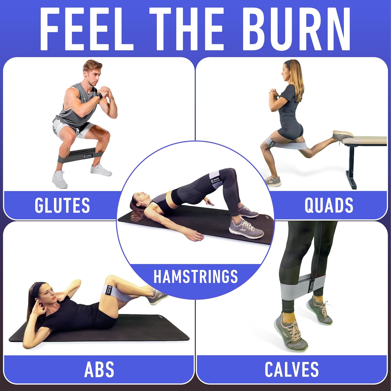 Fabric Glute Booty Bands Set