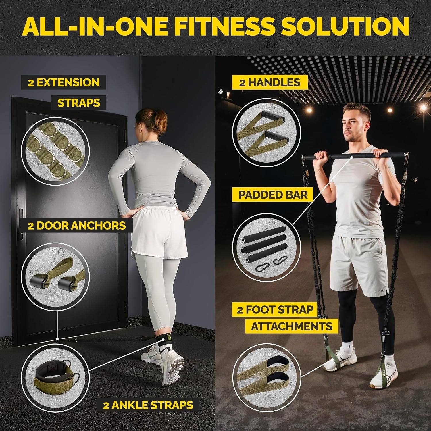 Complete Resistance Bands Workout Set