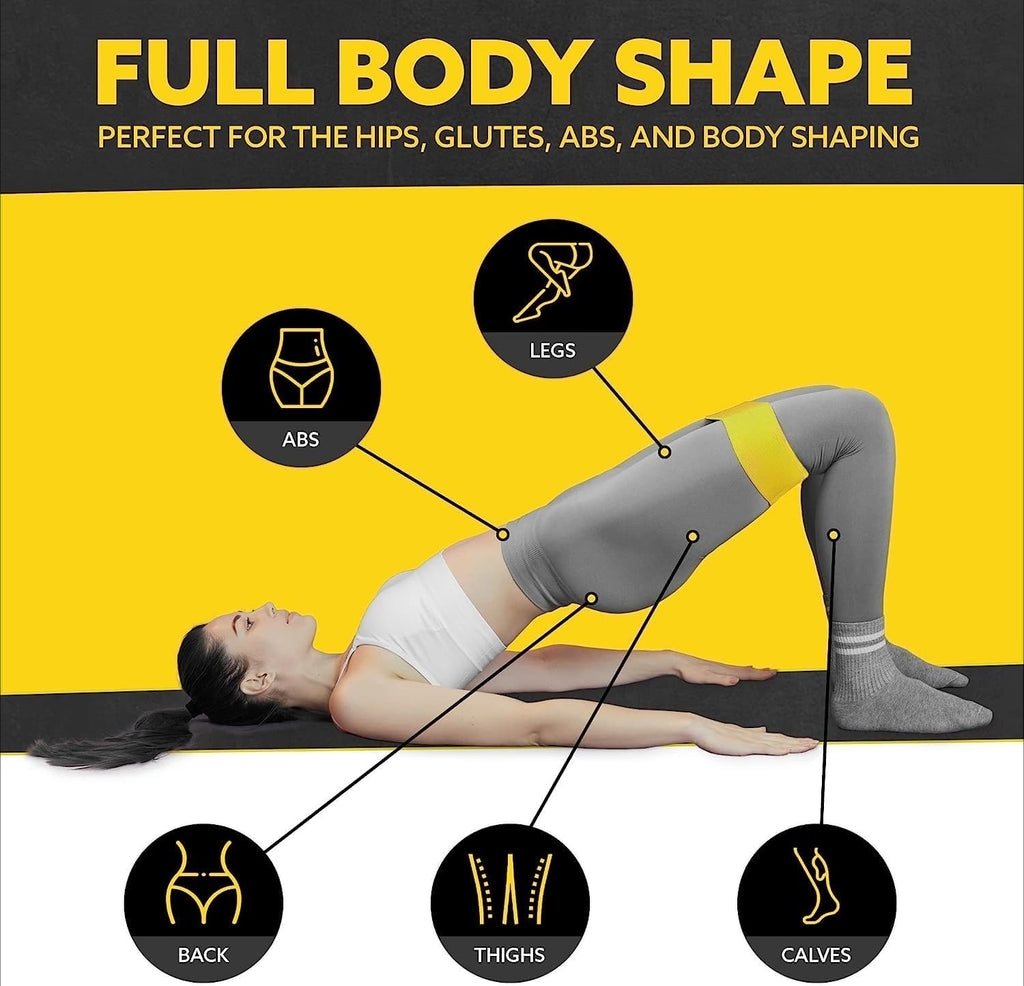 5 Level Fabric Glute Booty Bands Set