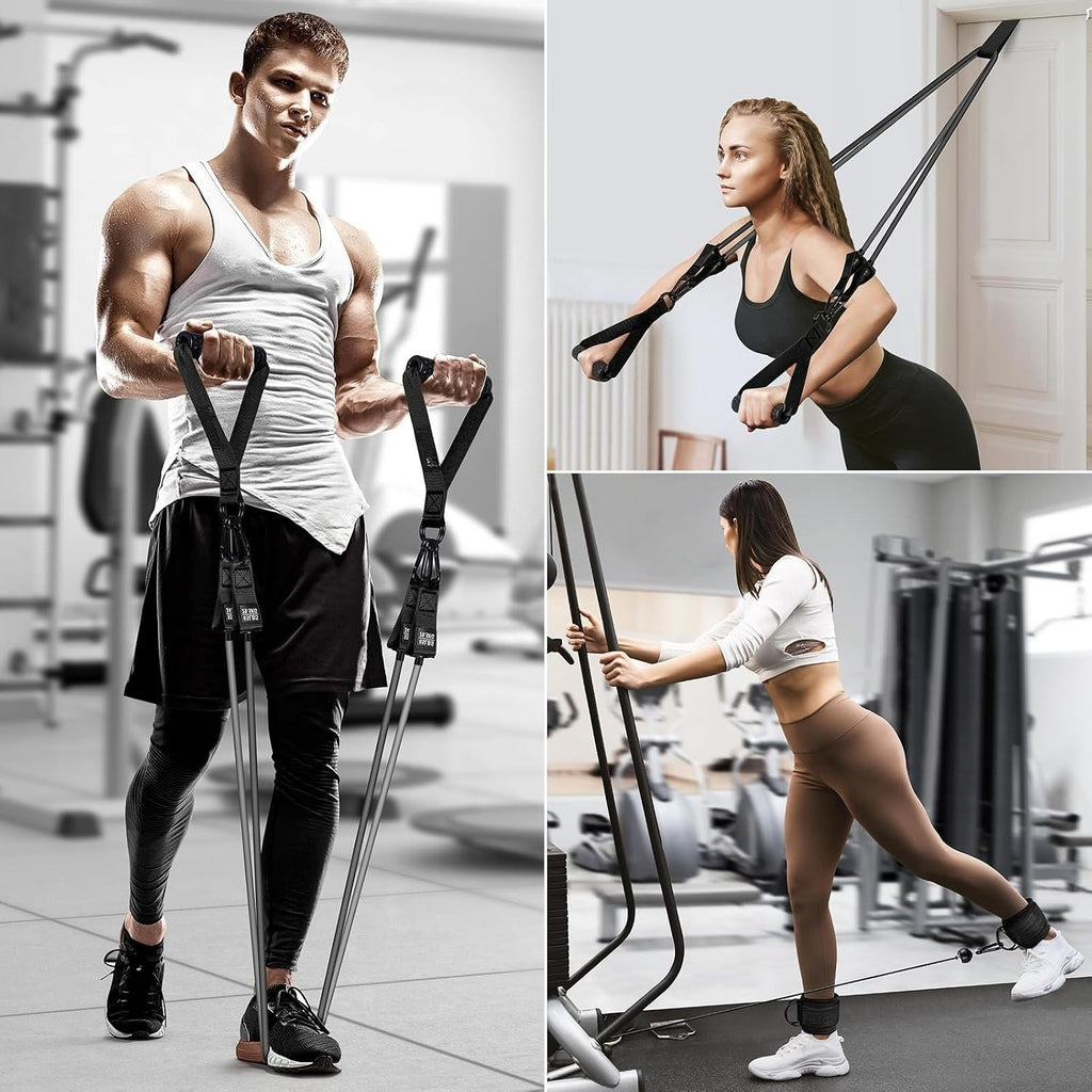 High Weight Resistance Bands Workout Set