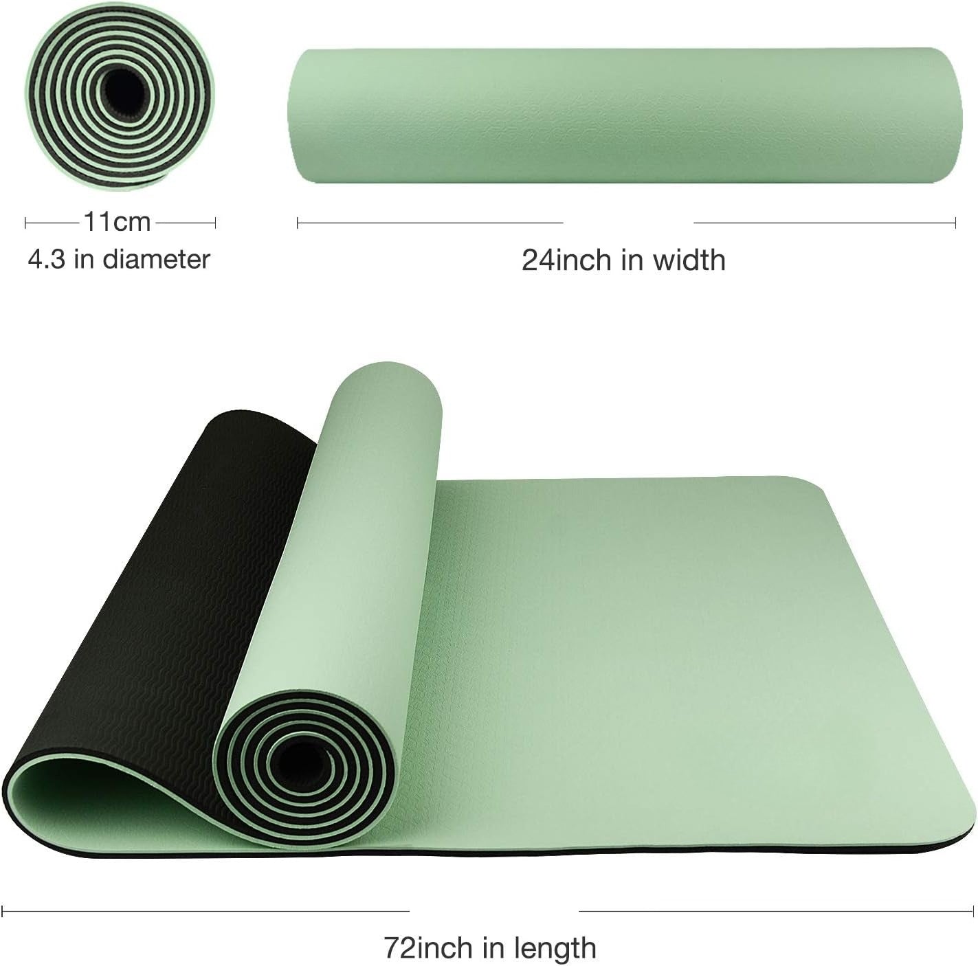 Eco-Friendly Non Slip TPE Yoga Mat