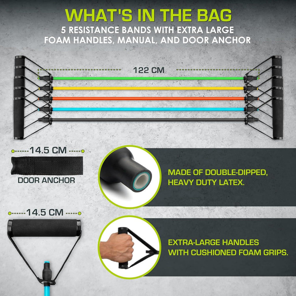 Stackable Fitness Resistance Bands